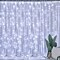 Curtain String Lights - 300 LED, 9.8ft x 9.8ft, 8 Lighting Modes, USB Powered, Waterproof Fairy Lights for Christmas, Parties, Weddings, and Indoor/Outdoor Wall Decorations (White)
